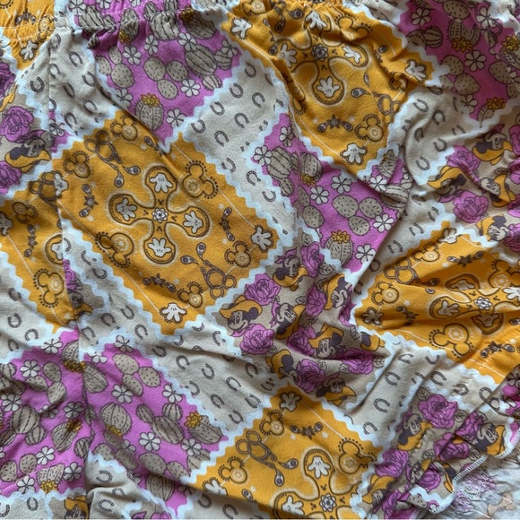 Disney | Mickey Mouse "Howdy" Tank Top and Shorts Pajama Set | Size 8-10 - Picture 4 of 12